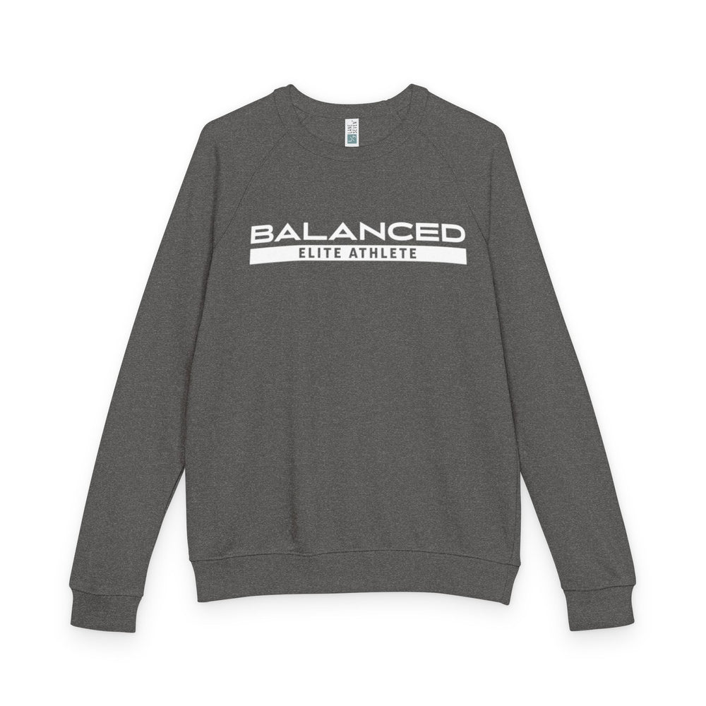 Balanced Elite Athlete: French Terry Raglan Crewneck Sweatshirt