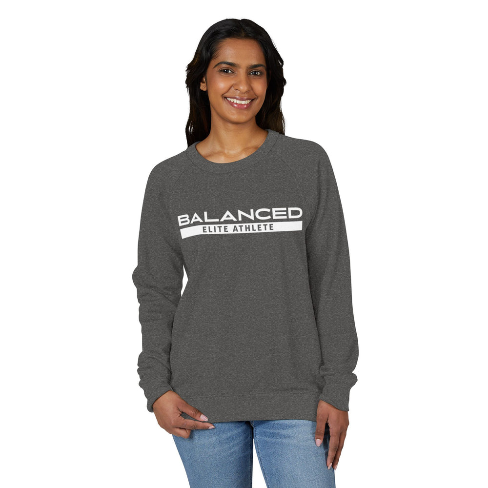 Balanced Elite Athlete: French Terry Raglan Crewneck Sweatshirt